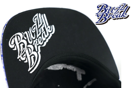 OVERDOSE BB-CA-005 BUZZ BREAK Black Camouflage Cap