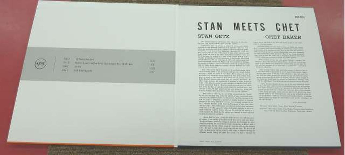 VERB RECORDS JAZZ/fusion STAN MEETS CHET