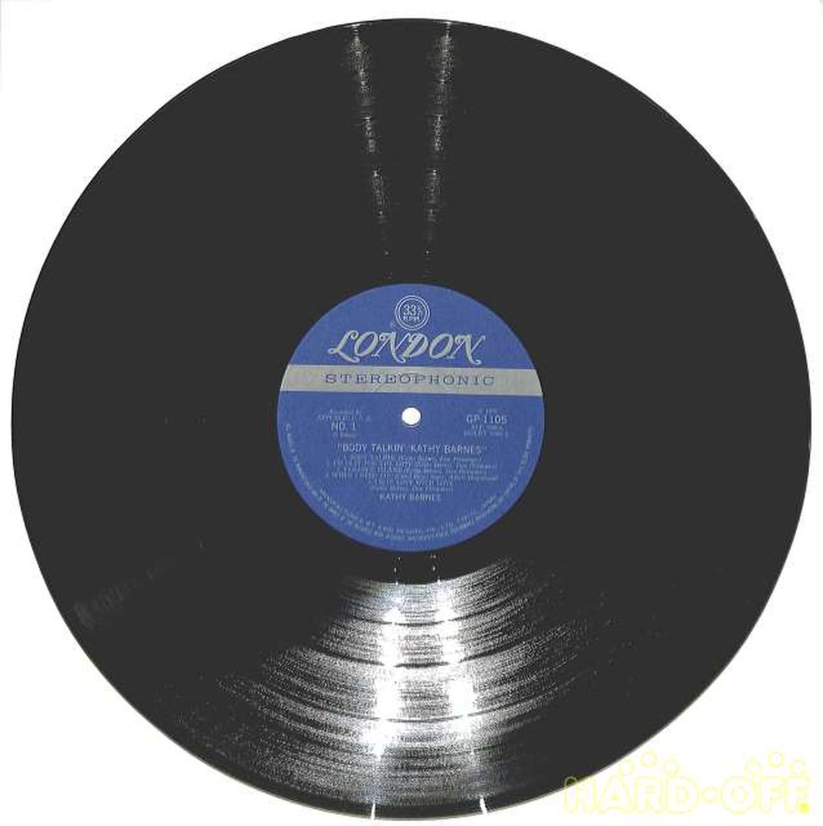 King Records Cathy Burns "Body Talk" GP-1105