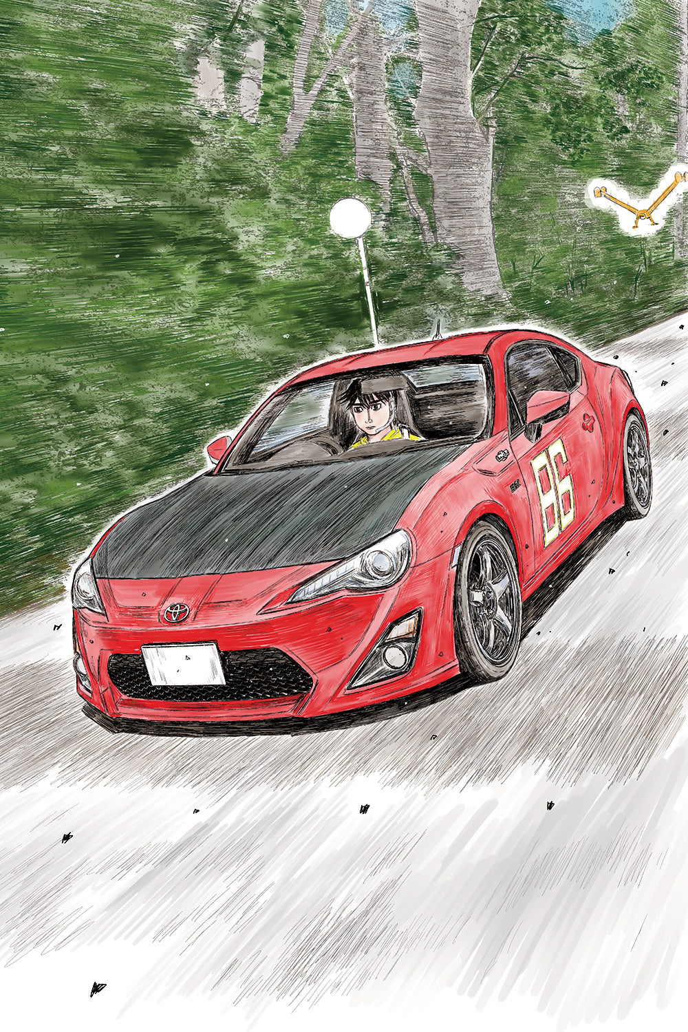 Aoshima 067833 1/24 Kanata Katagiri ZN6 TOYOTA 86 Volume 9 The Peninsula Manazuru Specification