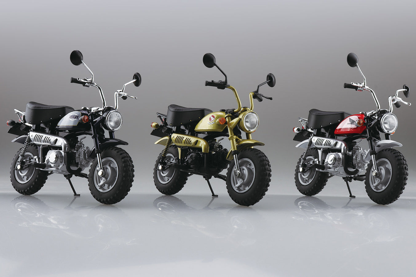 Aoshima 1/12 Honda Monkey Candy Imperial Blue - BanzaiHobby
