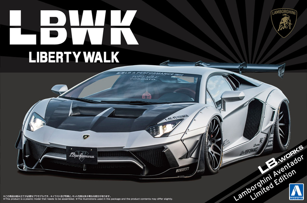 Aoshima 1/24 Liberty Walk No.19 LB Works Lamborghini Aventador Limited Edition Ver.1