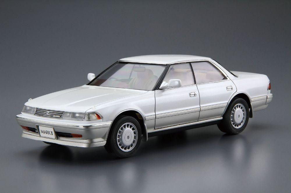 Aoshima 1/24 The Model Car No. 63 Toyota GX81 Mark II 2.0 Grande Twin Cam 24 1988 - BanzaiHobby