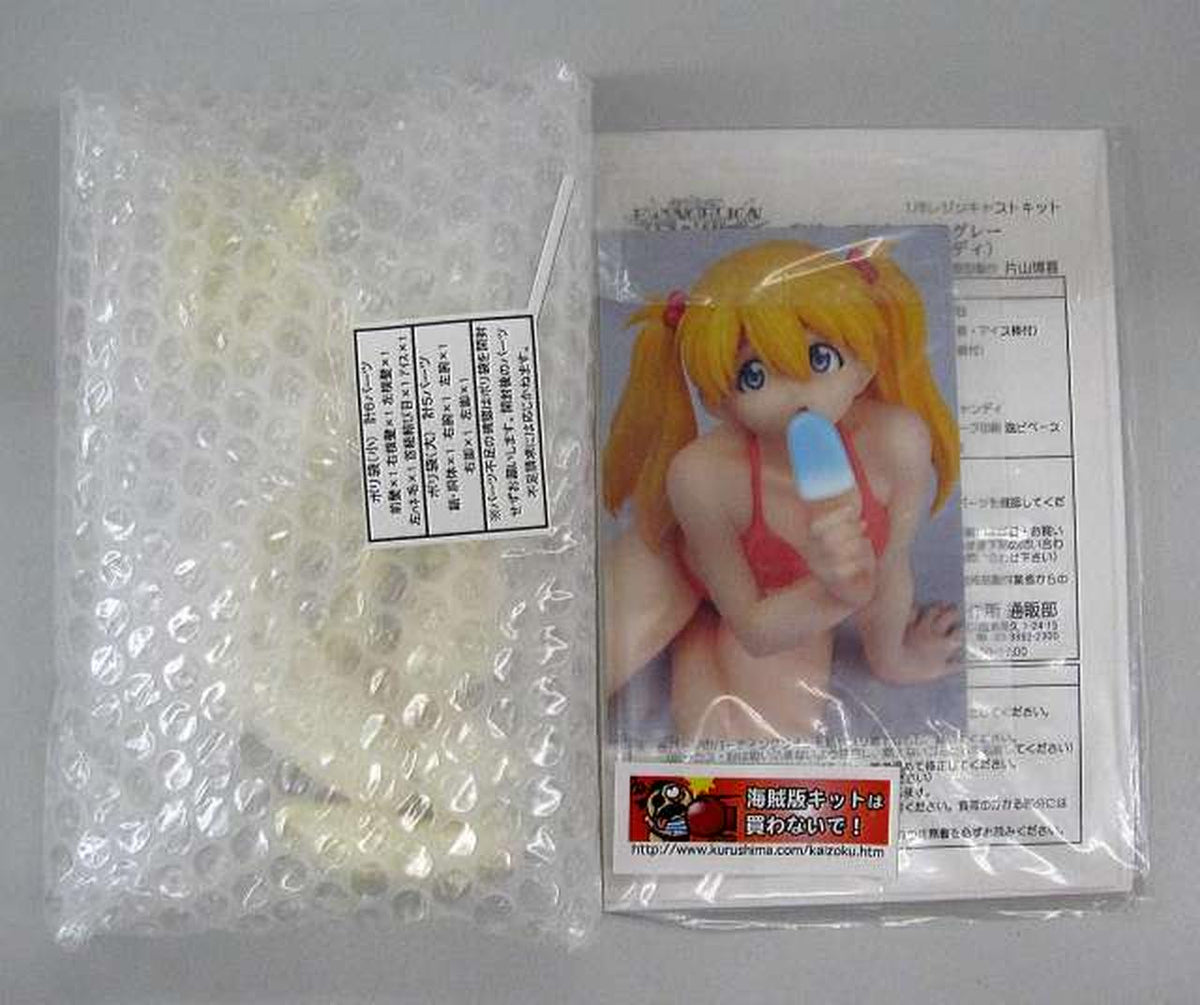 Kishi Planning / Kurusima Seisakusho 1/8 Soryu Asuka Langley Swimsuit (Popsicle) "Neon Genesis Evangelion" - Banzai Thrifting | BanzaiHobby