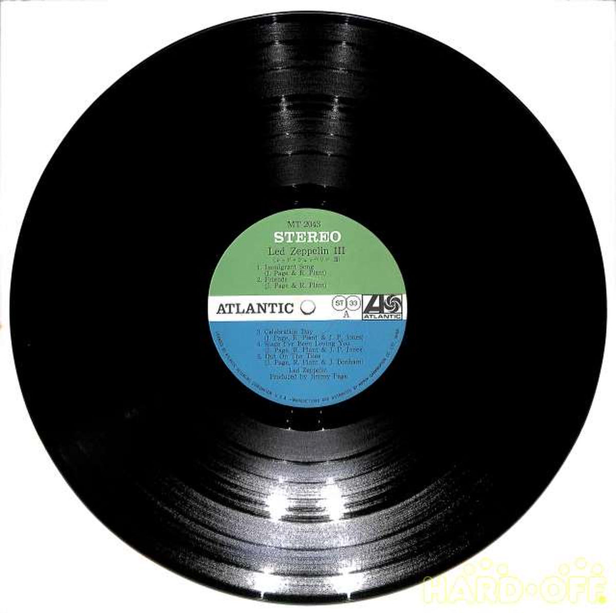 Nippon Gramophone (Atlantic) Led Zeppelin "III" MT-2043