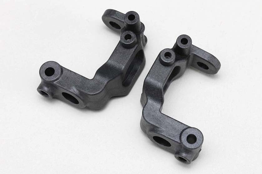 Yokomo B12-413G Graphite molded front steering hub carrier for BD12 - BanzaiHobby