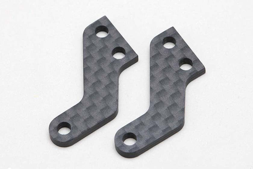 Yokomo B12-RTC-5L Graphite Steering Block Arm L (2.4mm) for BD12/11 - BanzaiHobby