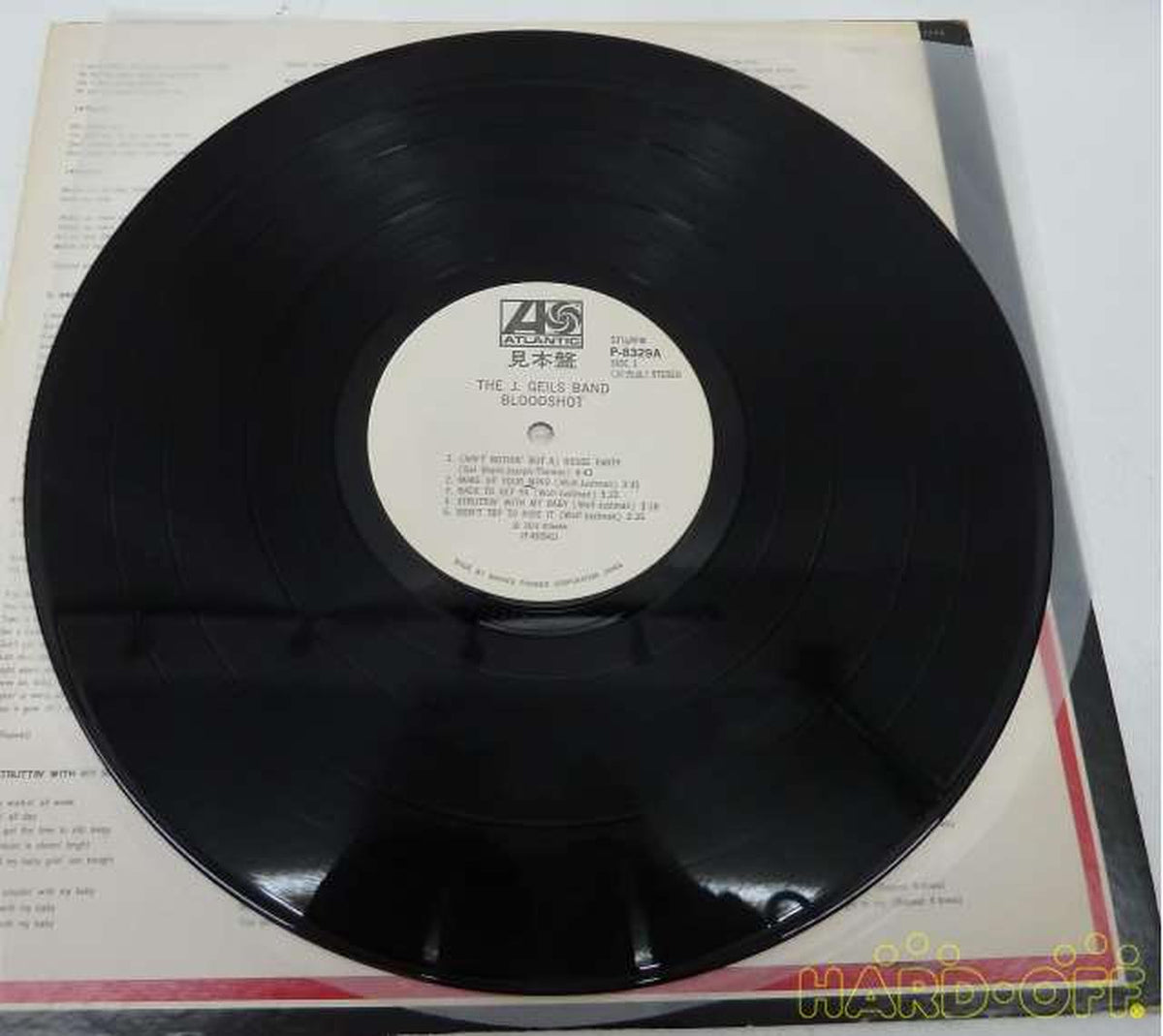 WARNER MUSIC JAPAN J. Geils Band / Bloodshot (Sample Disc, White Label THE J. GEILS BAND / BLOODSHOT