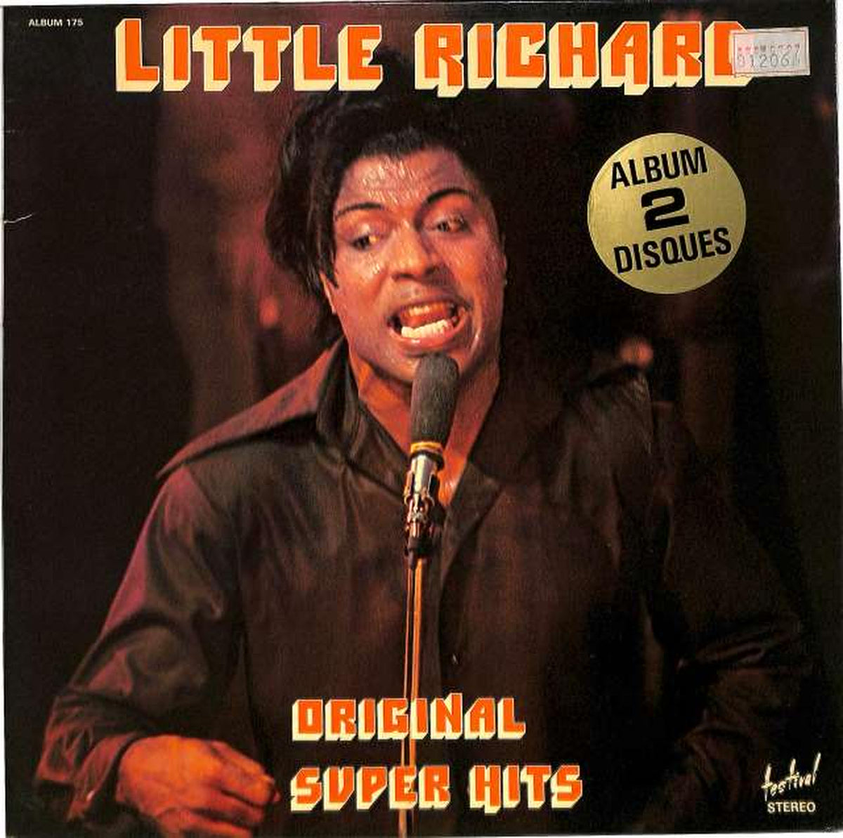 FESTIVAL Little Richard "ORIGINAL SUPER HITS" ALB 175 (imported) 2LP