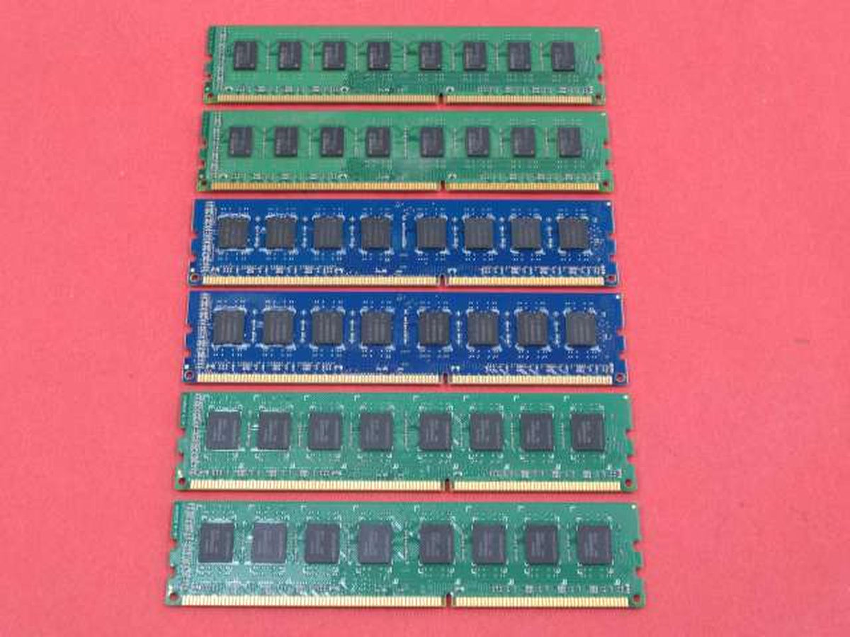 KINGSTON/ELIXIR/SANMAX [For Desktop PCs] PC3 (DDR3) Memory 6-Piece Set [For Desktop PCs] PC3 (DDR3) Memory 6-Piece Set