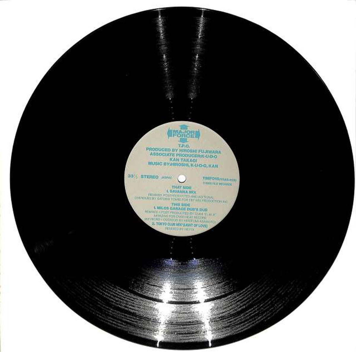 MAJOR FORCE T.P.O HIROSHI’S DUB REMIX 11MF 016