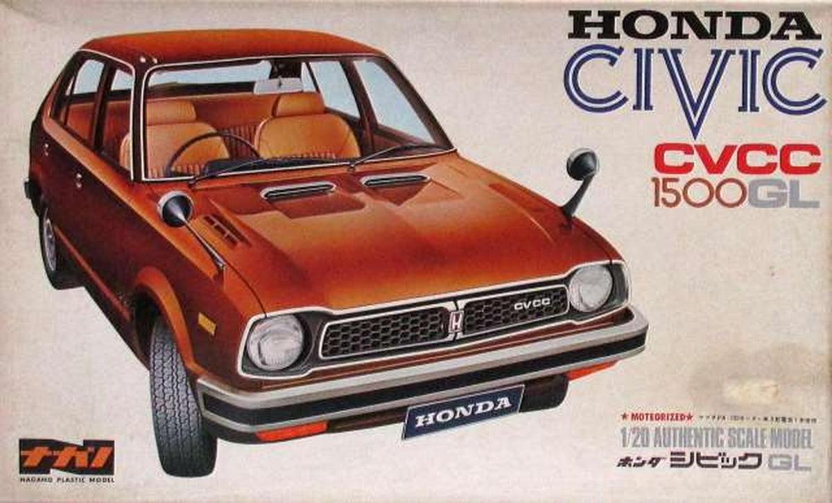 Nagano 1/20 Honda Civic 1500GL Motorized Kit [3011] - Banzai Thrifting | BanzaiHobby