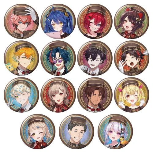 Bandai Nijisanji Can Badge Biscuit Vol. 4 (1Box 12pcs)