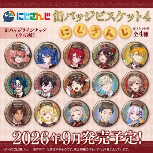 Bandai Nijisanji Can Badge Biscuit Vol. 4 (1Box 12pcs)