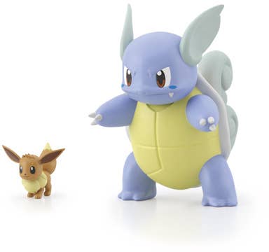 Bandai Pokemon Scale World Kanto Region 03 Eevee & Wartortle - BanzaiHobby
