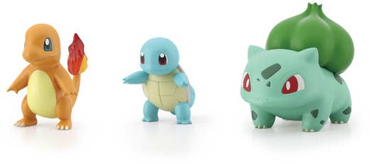 Bandai Pokemon Scale World Kanto Region 01 Charmander & Squirtle & Bulbasaur - BanzaiHobby