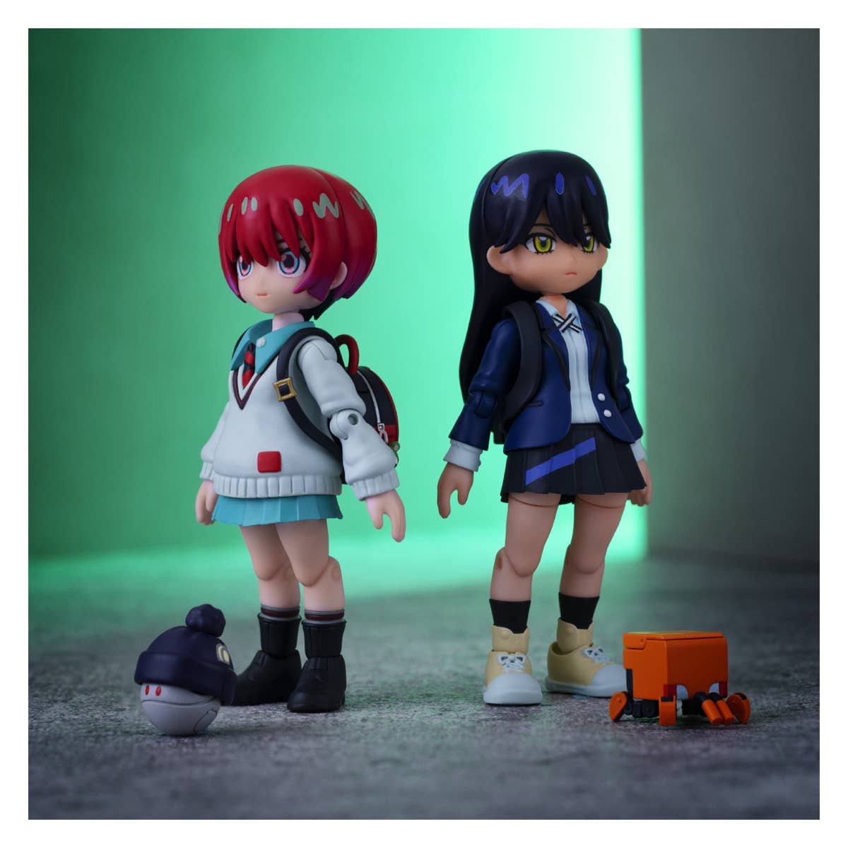 Bandai Link Travelers Mobile Suit Gundam GQuuuuuuX World Machu & Nyaan Set - BanzaiHobby