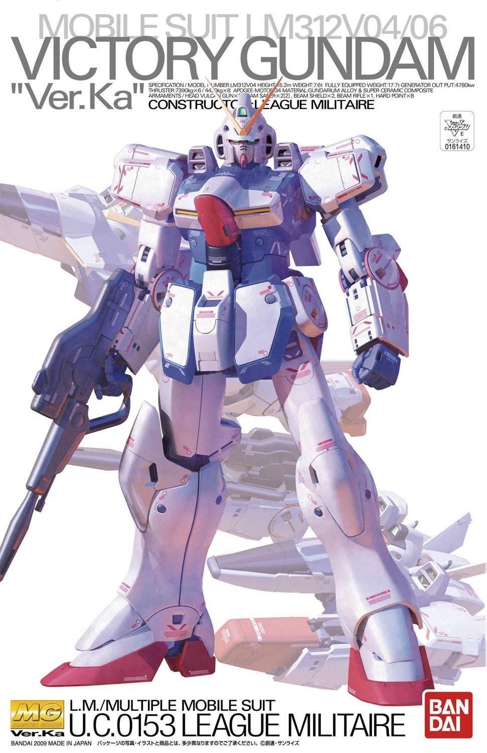 Bandai 1/100 MG Mobile Suit LM312V04 VICTORY Gundam Ver. Ka