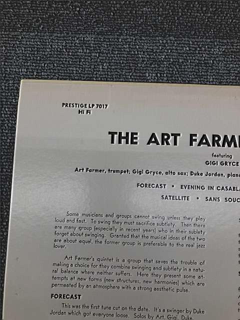 VICTOR MUSICAL INDUSTRIES INC JAZZ/fusion ART FARMER QUINTET