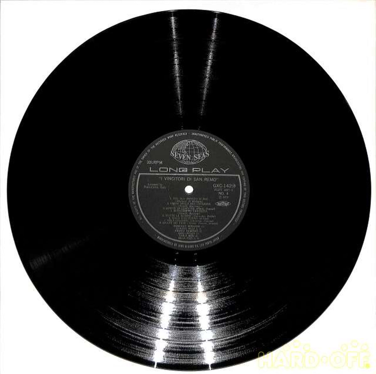 King Records All of Sun Remo Winning Songs (Omnibus) GXC-141~2 2LP