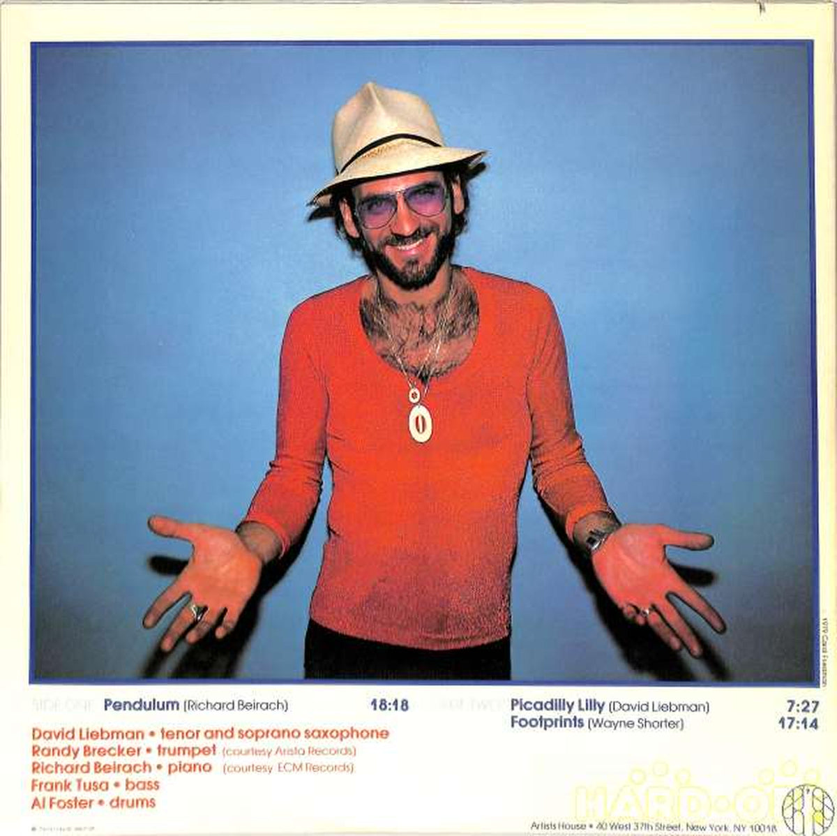 Artist House (Imported, Canada) David Liebman 'Pendulum' Live AH-9408