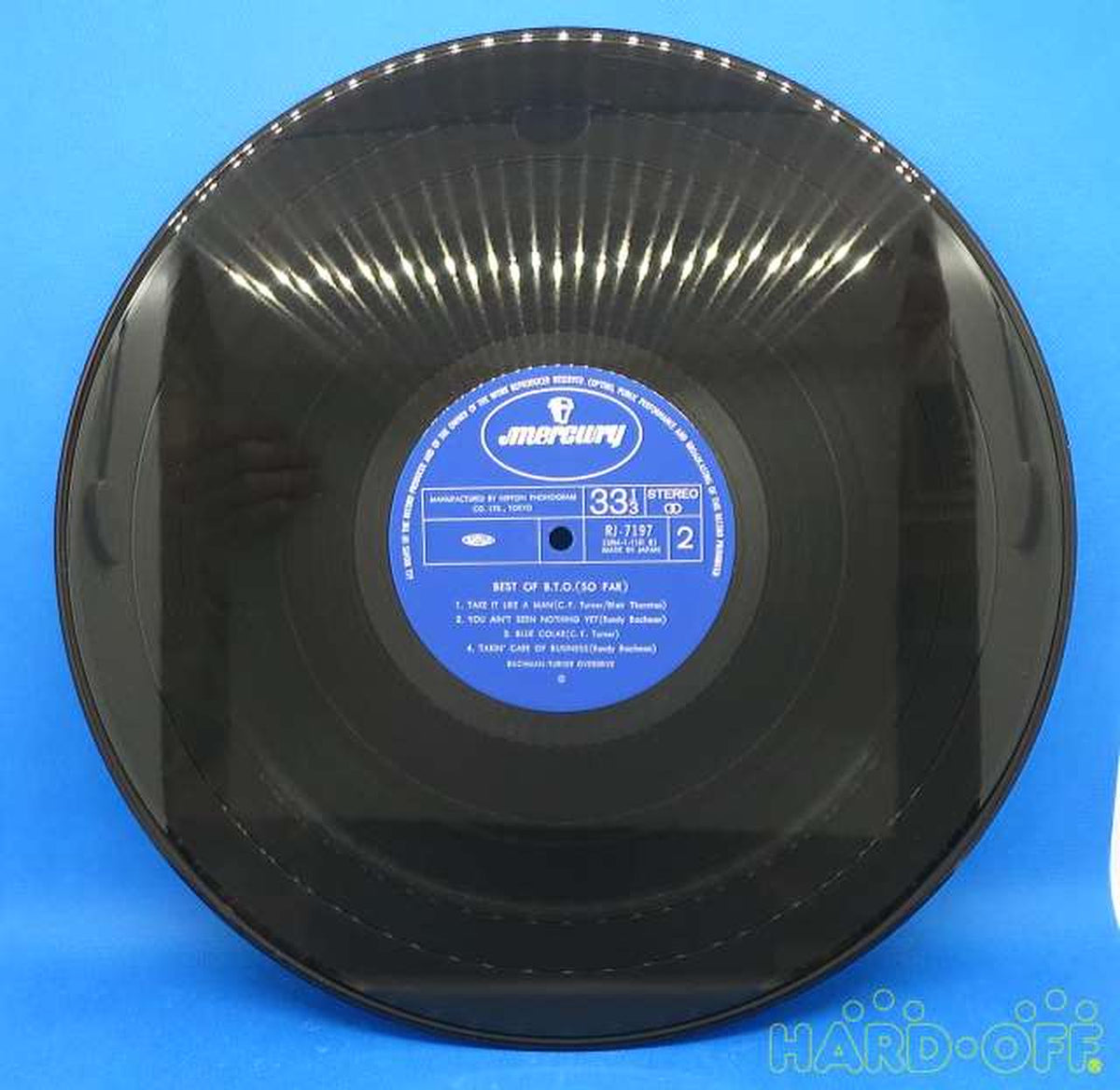 Nippon Phonogram Western Music BACKMAN THUNDER OVERDRIVE /BES