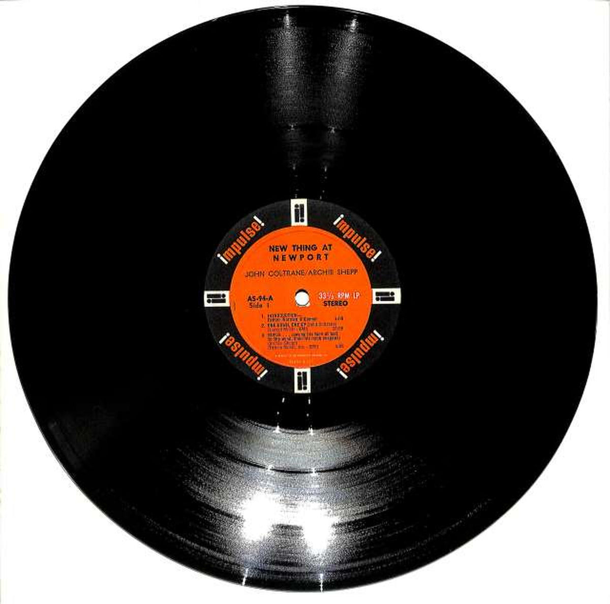 King Records (imported impulse) J. Coltrane & A. Shepp "Two in Newport" AS-94