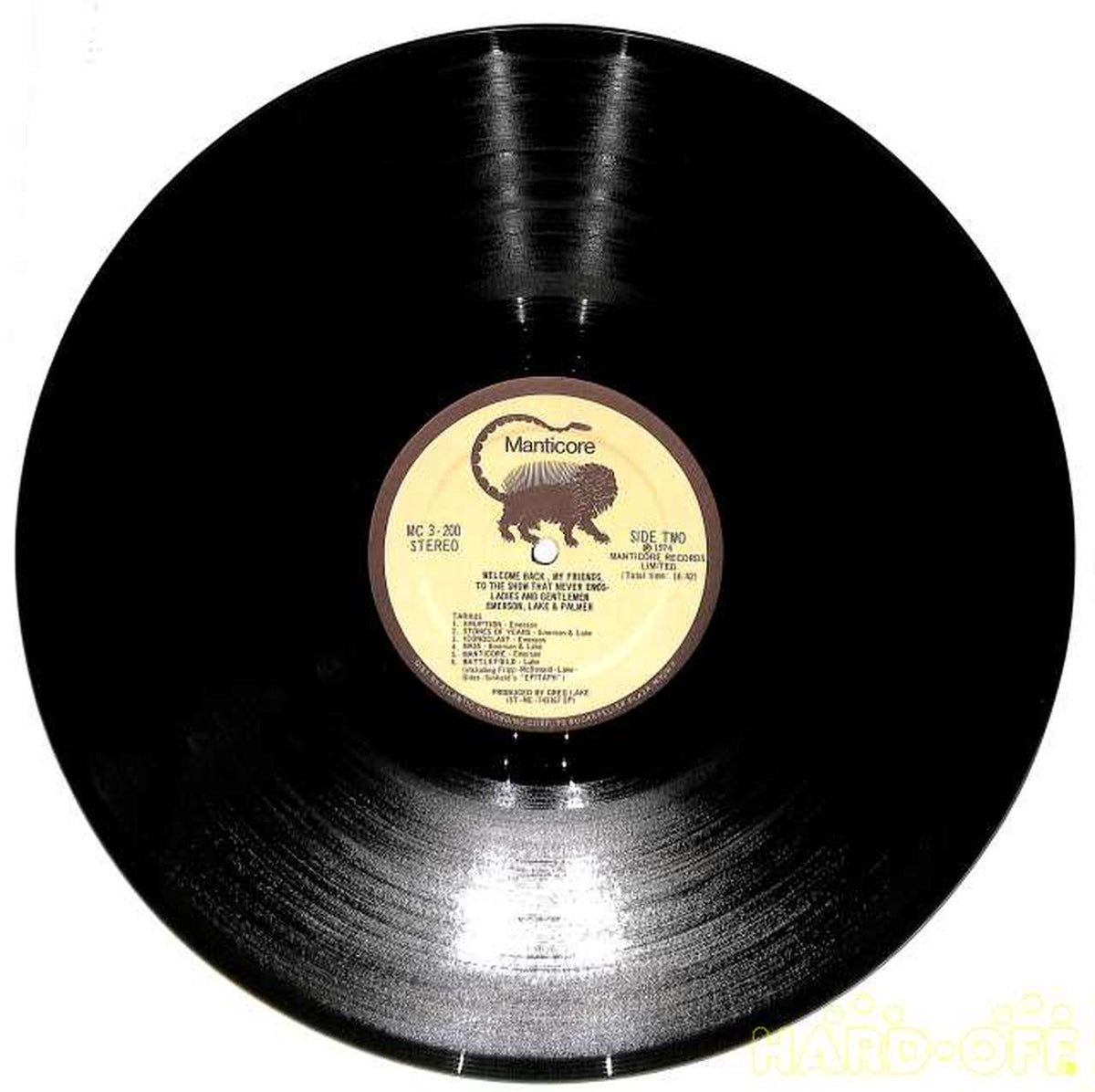 Manticore (imported, US) E.L.P. 'Ladies & Gentlemen' MC 3-200 3LP