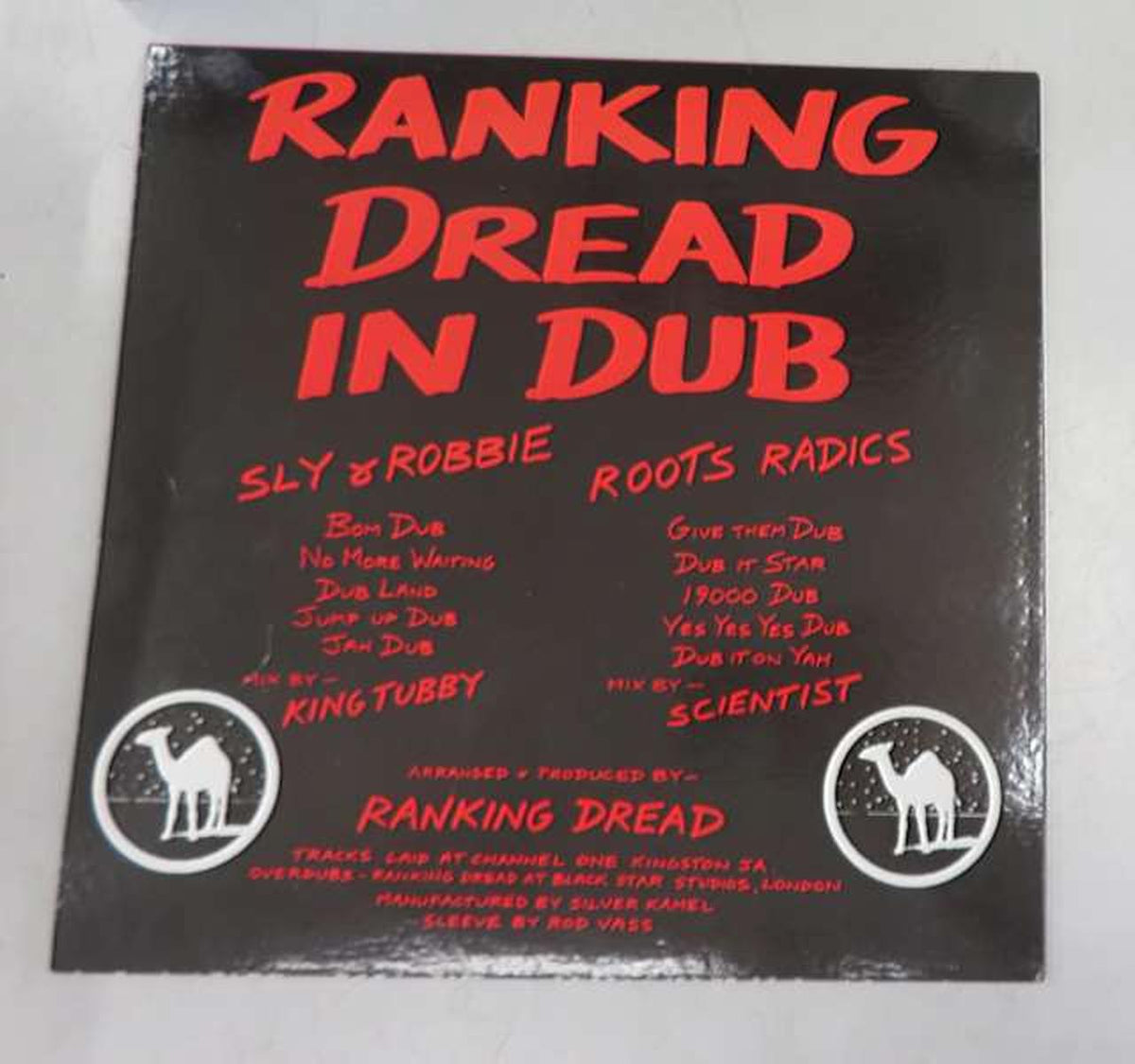 SILVER KAMEL AUDIO Western Music RANKING DREAD IN DUB