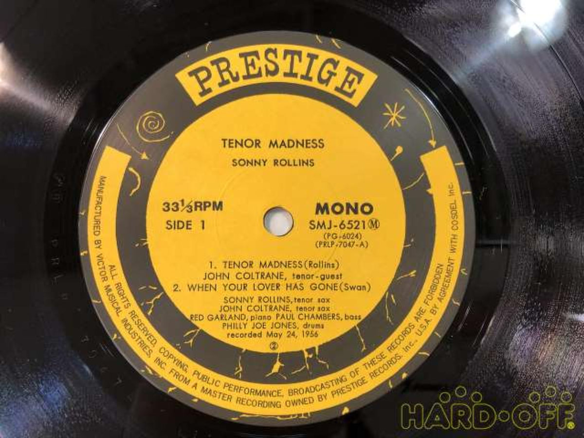 － SONNY ROLLINS/ TENOR MADNESS LP-7040