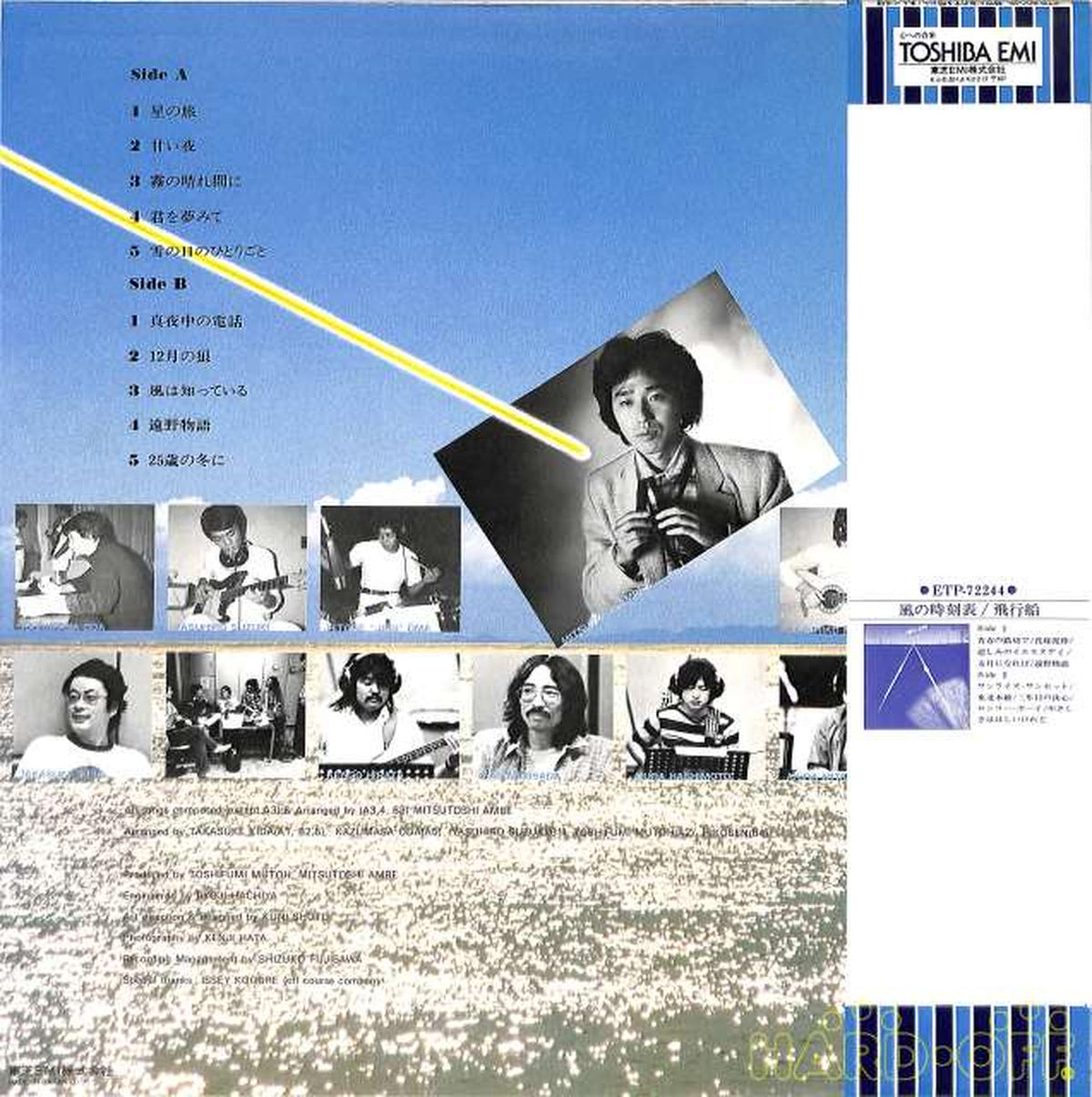 Toshiba EMI Mitsutoshi Anbe "From the Gap Between Blue Sky and Sea" ETP-80045