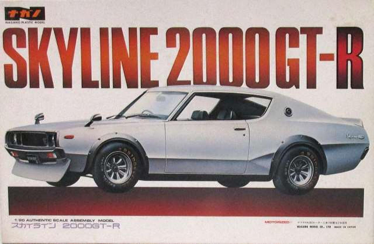 Nagano [White Body] 1/20 Skyline 2000GT-R Motorized Kit [3003] - Banzai Thrifting | BanzaiHobby