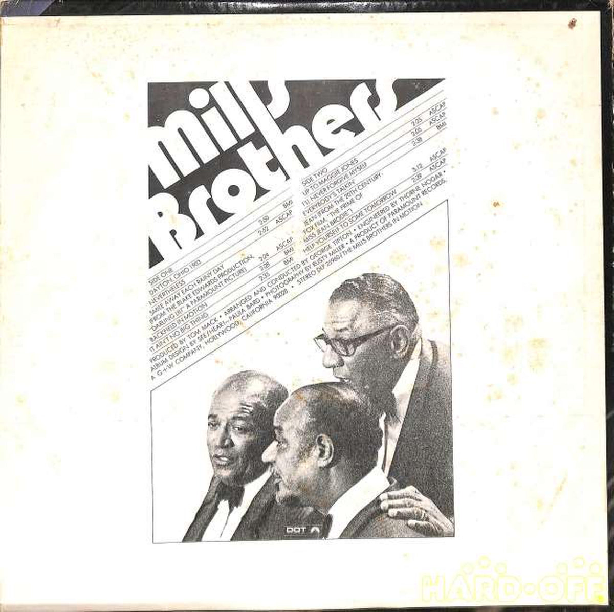 DOT Mills Brothers "Mills Brothers in Motion" DLP25960 (Imported: English)