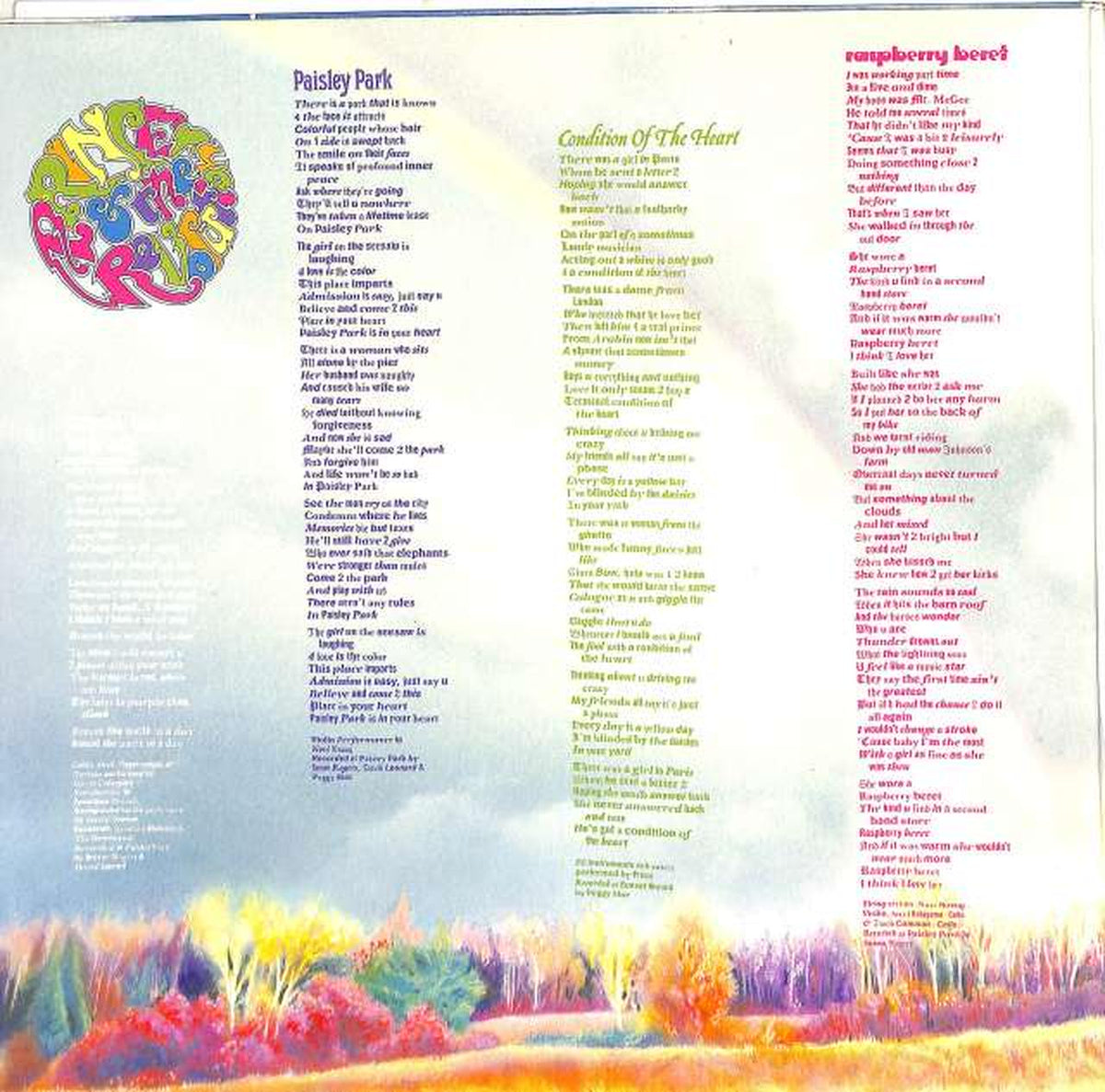 Warner Music Prince "Around the World in a Day" P-13121