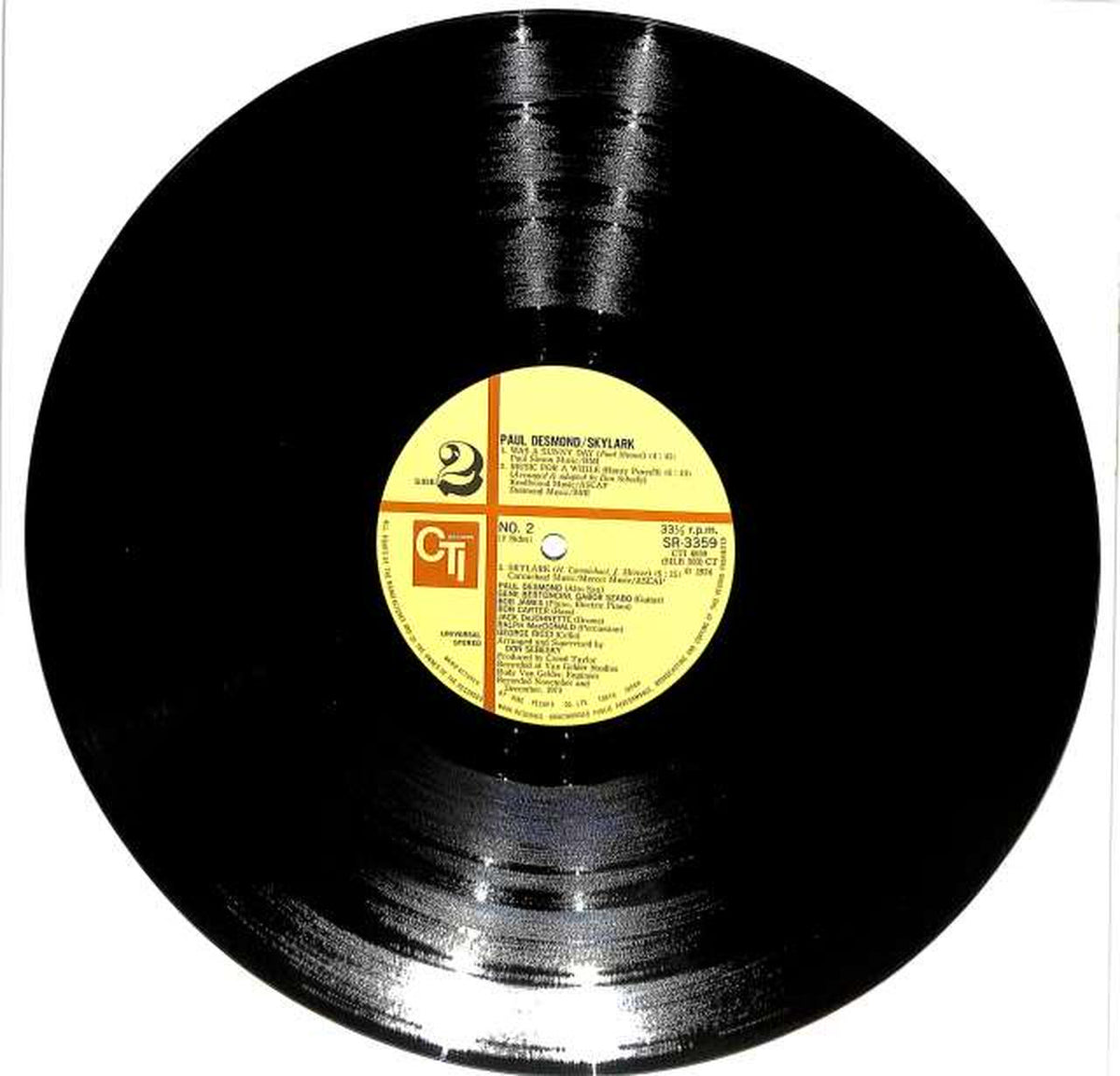 King Paul Desmond "Forbidden Play" SR3359