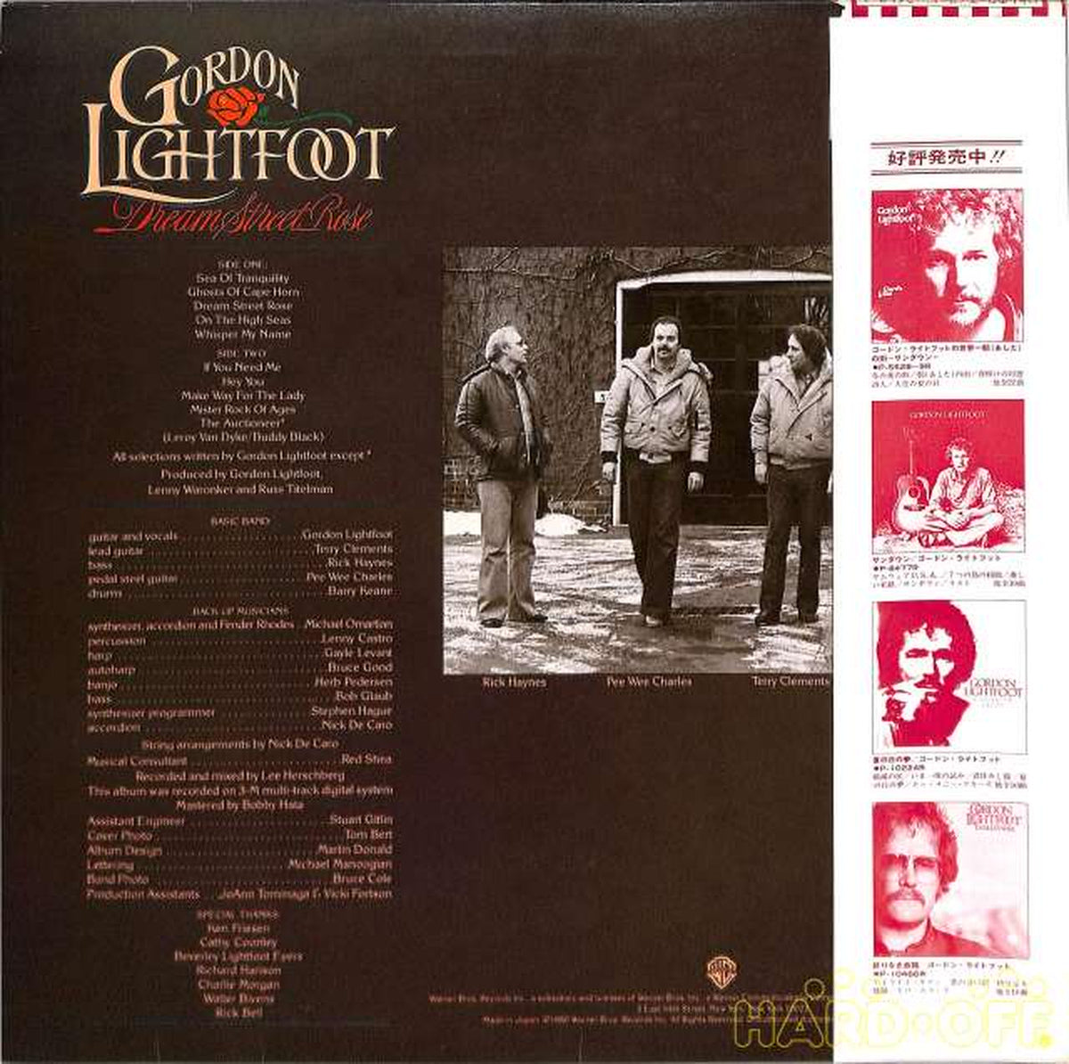Warner^・Pioneer Gordon Lightfoot "My Beloved Rose" P-10841