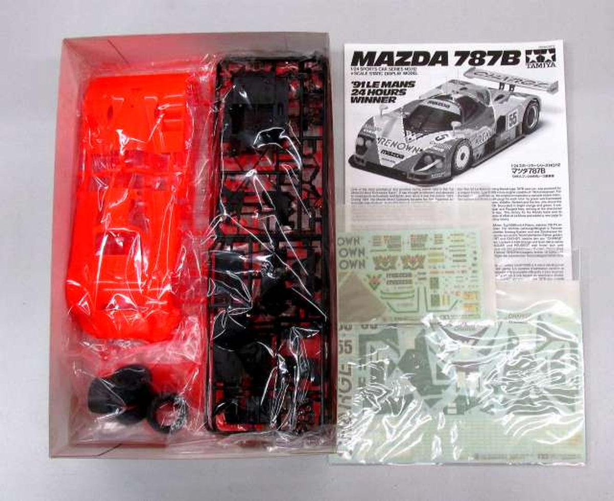 TAMIYA 1/24 Mazda 787B 1991 24 Hours of Le Mans Winner Display Model [24112] - Banzai Thrifting | BanzaiHobby