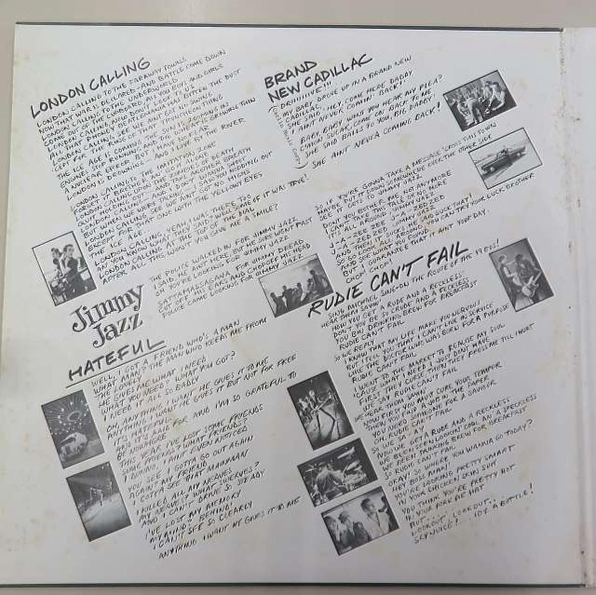 SONY Western Music LONDON CALLING 35·3P-175~6