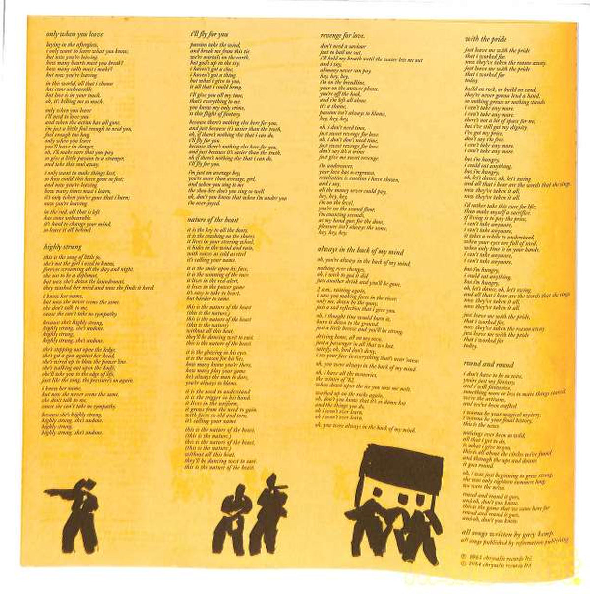Toshiba EMI Spander Ballet 'Parade' WWS-91085