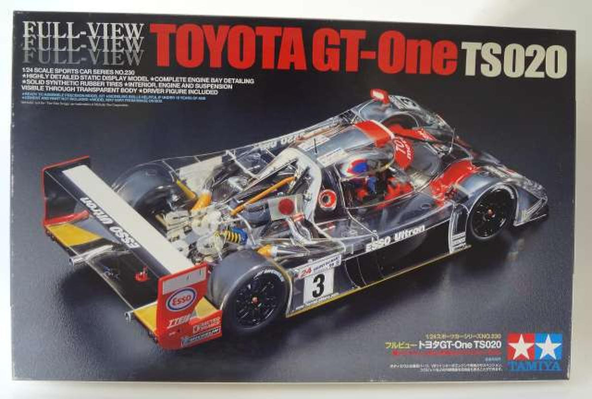 TAMIYA Full View Toyota GT-One TS020 Sports Car Series No.230 - Banzai Thrifting | BanzaiHobby