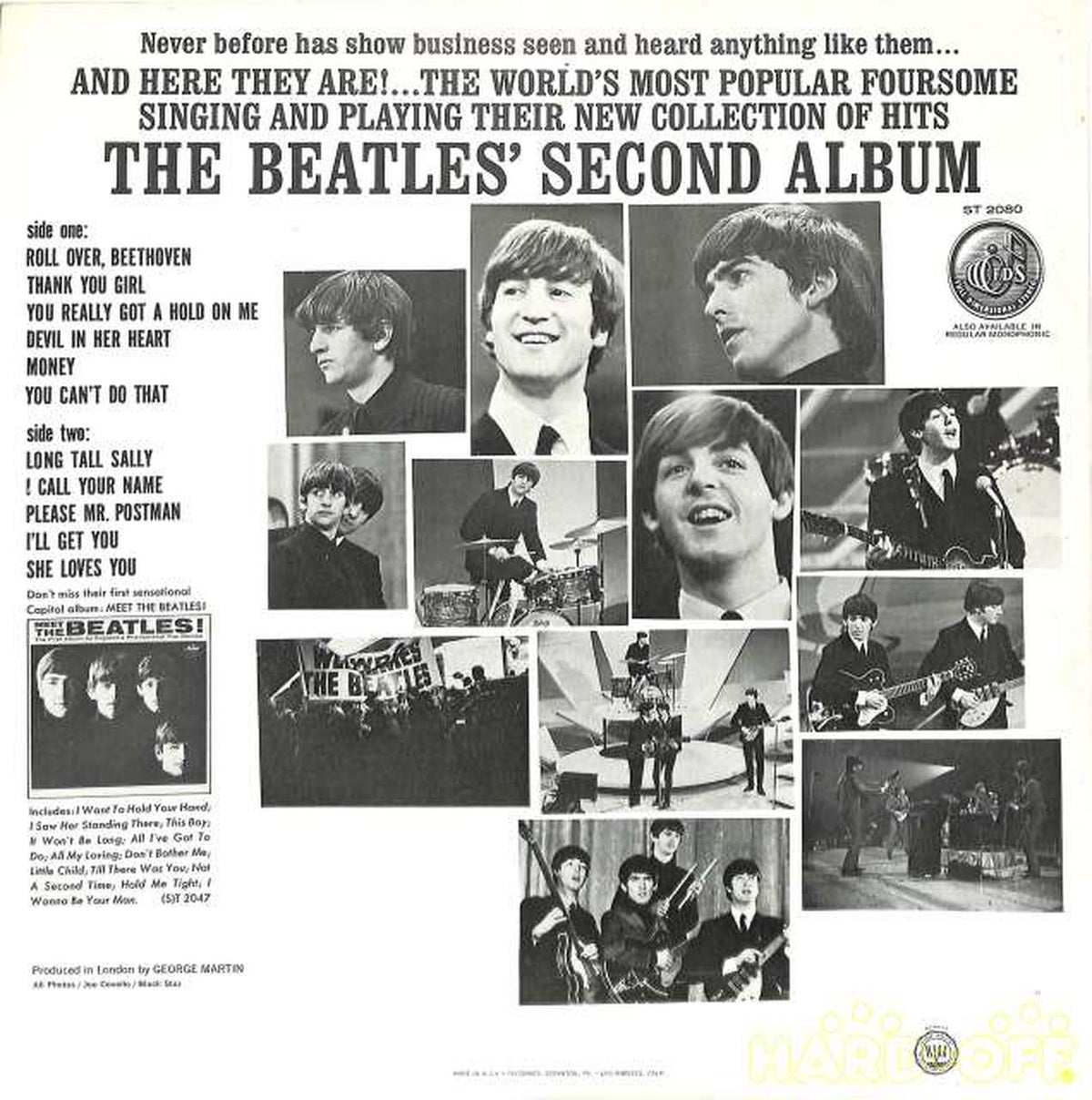 Capitol (imported, US) The Beatles "Second Album" ST-2080