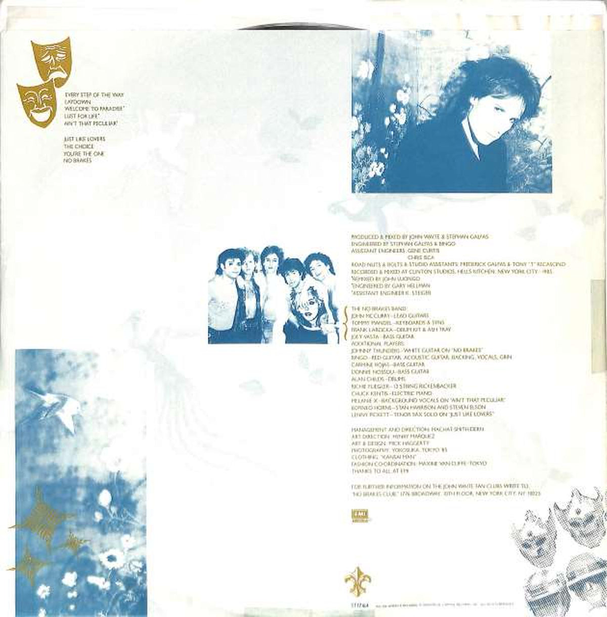 EMI John Waite "MASK OF SMILES" ST-17164 (Imported)