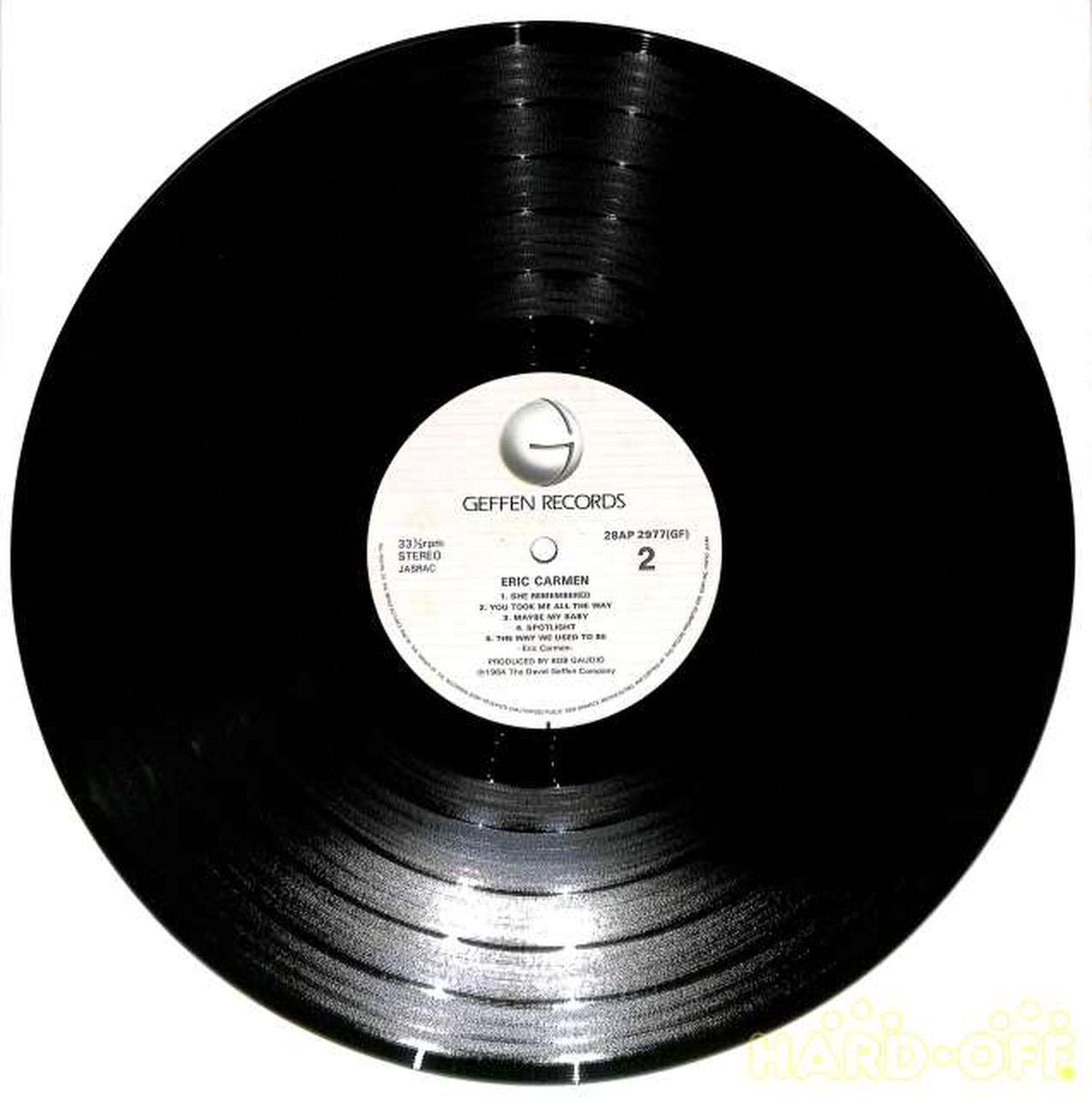 CBS Sony Eric Carmen "Eric Carmen" 28AP-2977