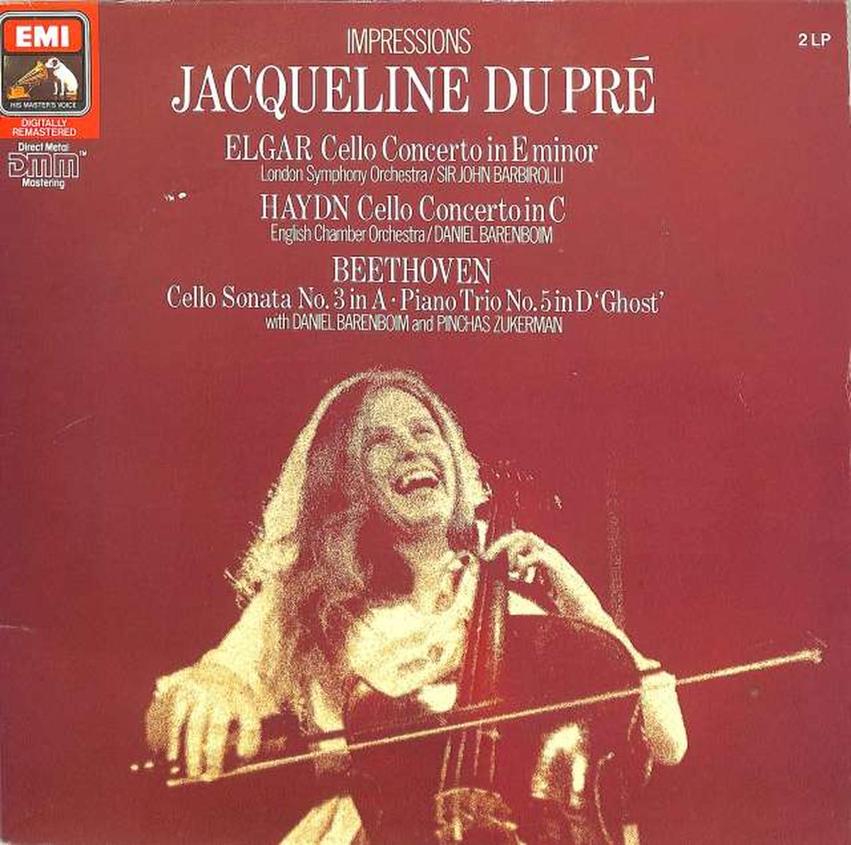 EMI (Input: English) Jacqueline Dupres Cello Concertos EX-7697071