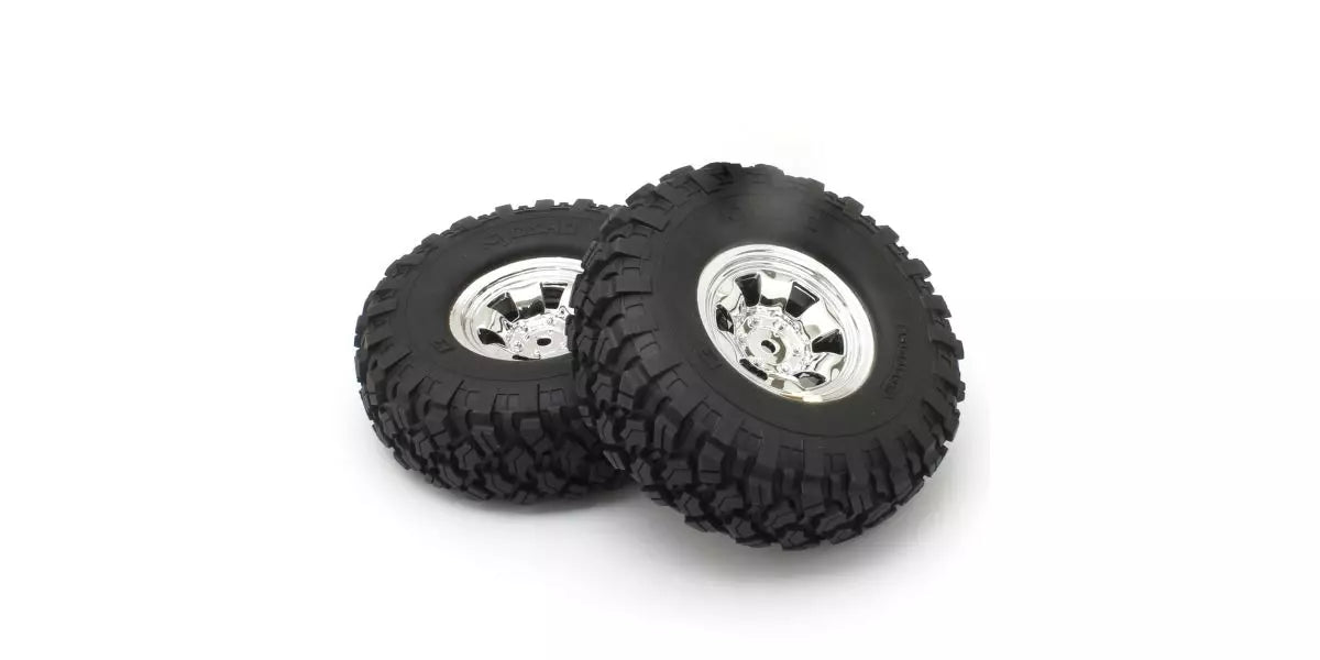 Kyosho CLTH002SC-40 Assembled Wheel & Tire Spoke SC (KC10/#40/2 pieces) - BanzaiHobby