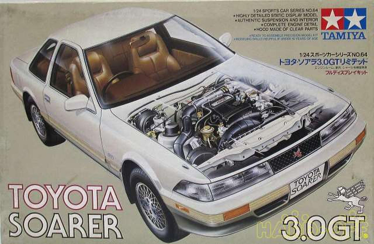 TAMIYA [Ogatamiya] 1/24 Toyota Soarer 3.0GT Limited Display Model [2464] - Banzai Thrifting | BanzaiHobby