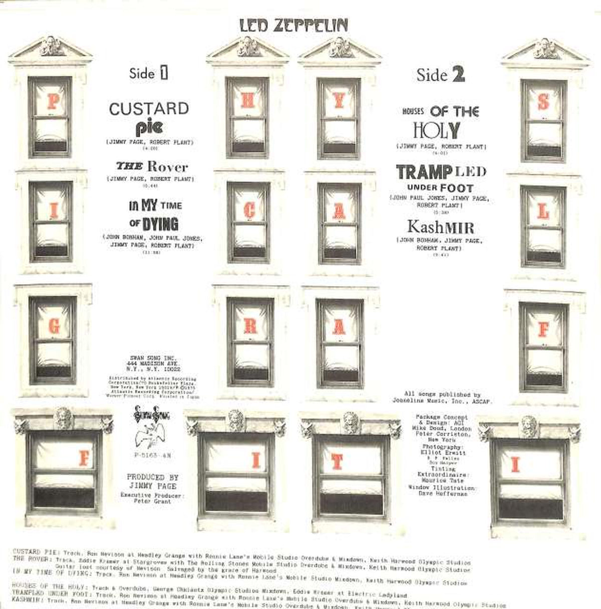 Warner Pioneer Led Zeppelin 'Physical Graffiti' P-5163~4N