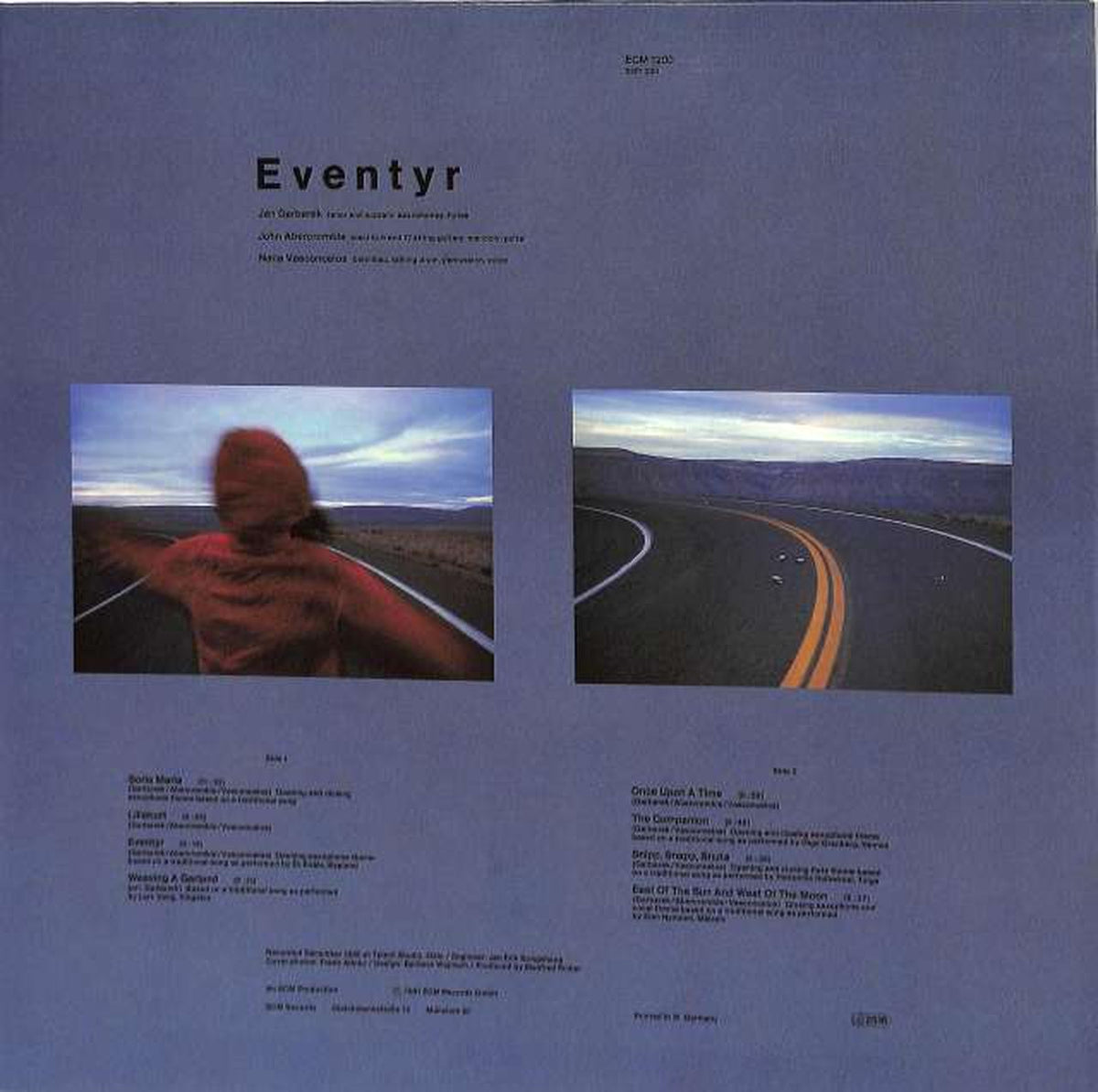 ECM Jan Garbarek "EVENTYR" ECM1200