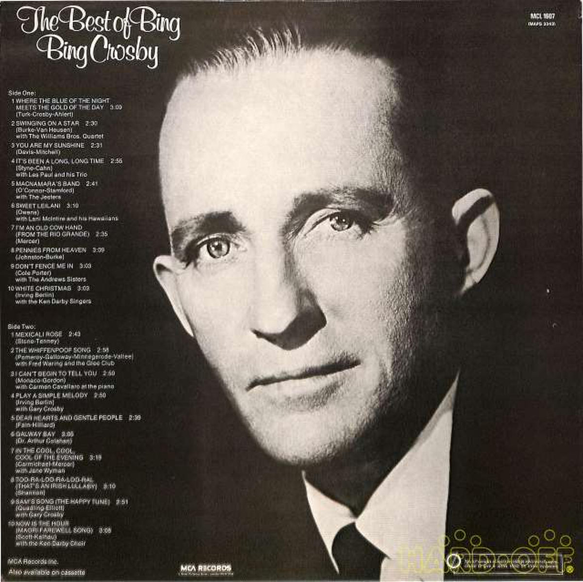 MCA (Imported, English) Bing Crosby "Vest" MCL-1607