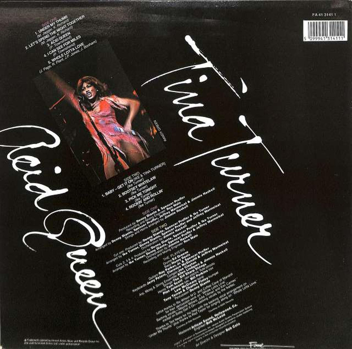 EMI Tina Turner "ACID QUEEN" FA4131411